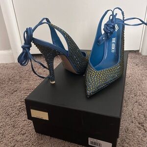 The Attico Call Me Back/Venus Crystal Pumps sz 40